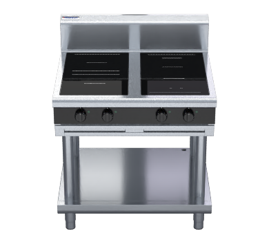 Waldorf Bold INB8400R3F-LS - 900mm Electric Induction Cooktop - Leg Stand