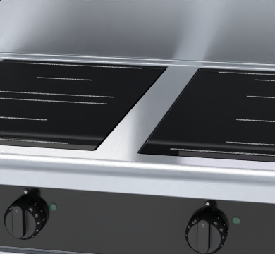 Waldorf Bold INB8400R5F-B - 900mm Electric Induction Cooktop - Bench Model