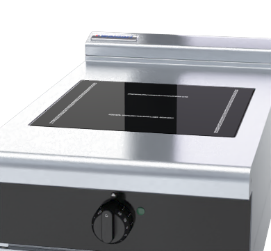 Waldorf Bold INLB8100F-LS - 450mm Electric Induction Cooktop Low Back Version - Leg Stand