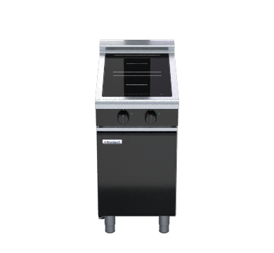 Waldorf Bold INLB8200R3-CD - 450mm Electric Induction Cooktop Low Back Version - Cabinet Base