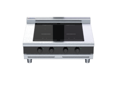 Waldorf Bold INLB8400F-B - 900mm Electric Induction Cooktop Low Back Version - Bench Model