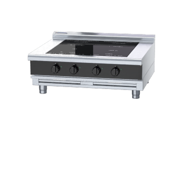 Waldorf Bold INLB8400F-B - 900mm Electric Induction Cooktop Low Back Version - Bench Model