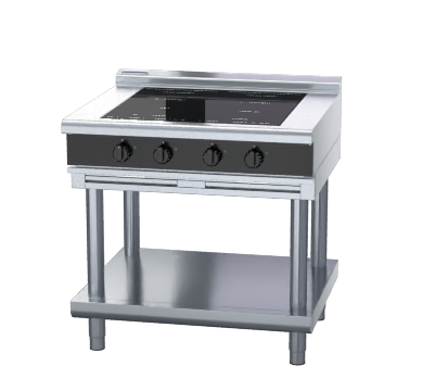 Waldorf Bold INLB8400F-LS - 900mm Electric Induction Cooktop Low Back Version - Leg Stand
