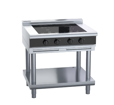 Waldorf Bold INLB8400F-LS - 900mm Electric Induction Cooktop Low Back Version - Leg Stand