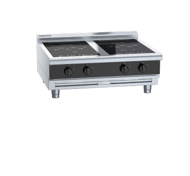 Waldorf Bold INLB8400R3-B - 900mm Electric Induction Cooktop Low Back Version - Bench Model