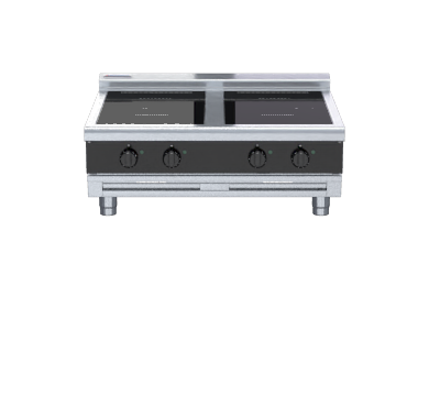 Waldorf Bold INLB8400R3-B - 900mm Electric Induction Cooktop Low Back Version - Bench Model