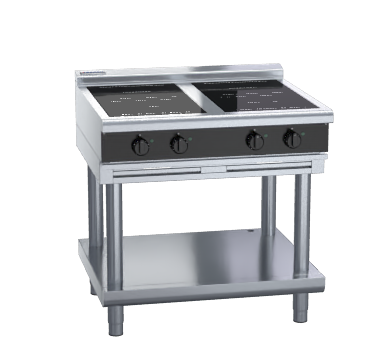 Waldorf Bold INLB8400R3-LS - 900mm Electric Induction Cooktop Low Back Version - Leg Stand