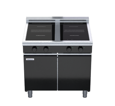 Waldorf Bold INLB8400R5-CD - 900mm Electric Induction Cooktop Low Back Version - Cabinet Base