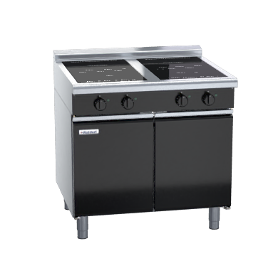 Waldorf Bold INLB8400R5-CD - 900mm Electric Induction Cooktop Low Back Version - Cabinet Base