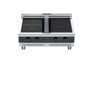 Waldorf Bold INLB8400R5F-B - 900mm Electric Induction Cooktop Low Back Version - Bench Model