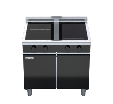 Waldorf Bold INLB8400R5F-CD - 900mm Electric Induction Cooktop Low Back Version - Cabinet Base