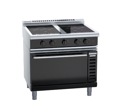 Waldorf Bold INLB8410ECR3 - 900mm Induction Range Convection Oven Low Back Version