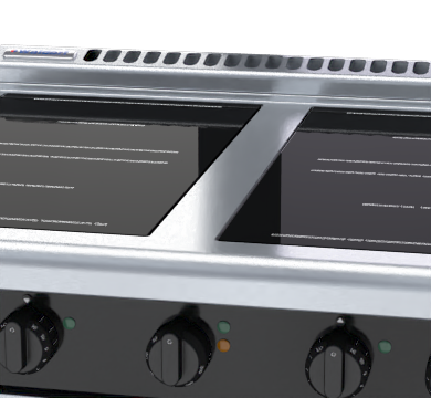 Waldorf Bold INLB8410ECR3 - 900mm Induction Range Convection Oven Low Back Version