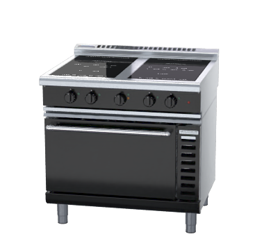 Waldorf Bold INLB8410ECR5F - 900mm Induction Range Convection Oven Low Back Version