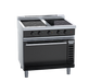 Waldorf Bold INLB8410ECR5F - 900mm Induction Range Convection Oven Low Back Version
