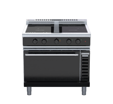 Waldorf Bold INLB8410ECR5F - 900mm Induction Range Convection Oven Low Back Version