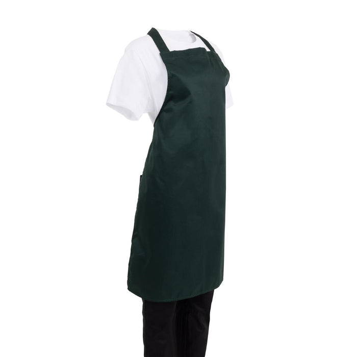Whites Bib Apron Bottle Green - A540 - Simply Hospitality NZ
