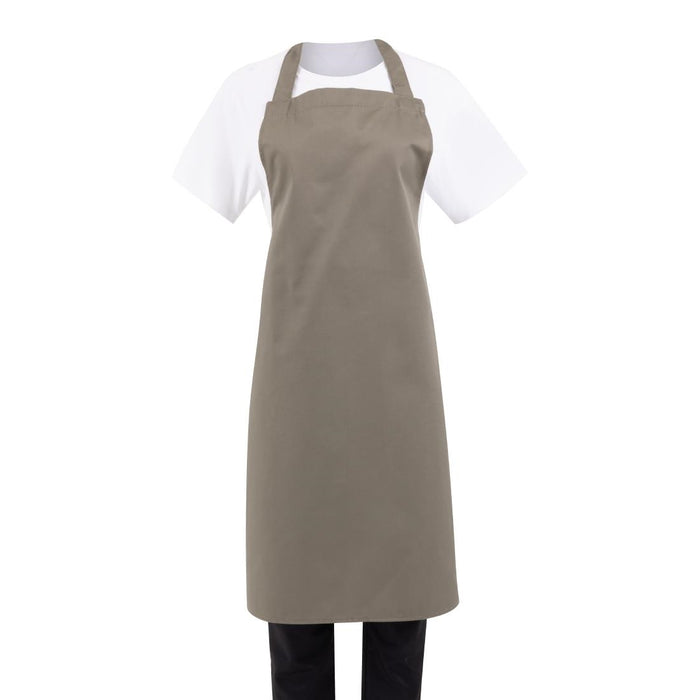 Whites Polycotton Bib Apron Olive - B427 - Simply Hospitality NZ
