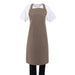 Whites Polycotton Bib Apron Tan - B429 - Simply Hospitality NZ