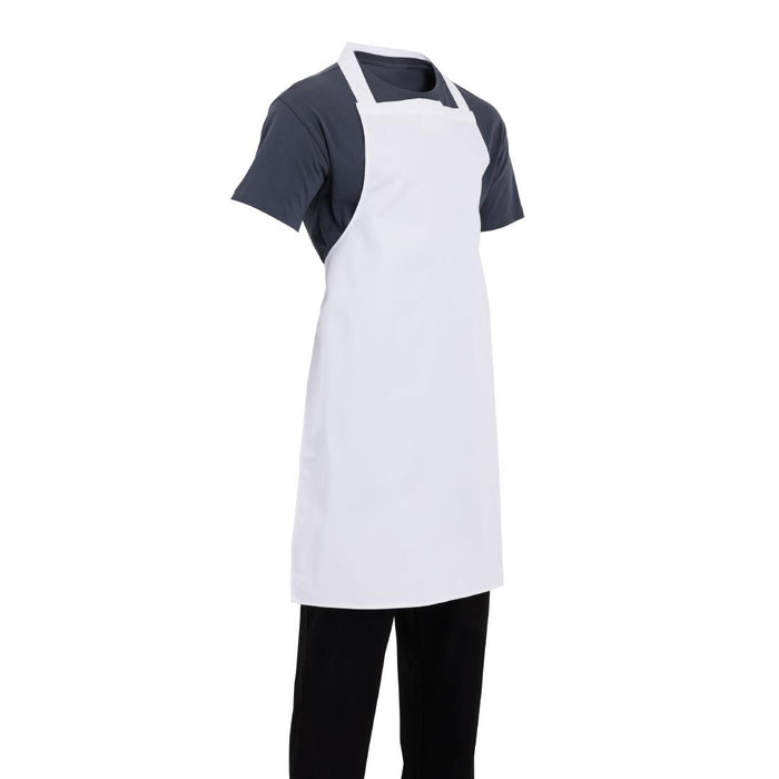 Whites Bib Apron White - A521 - Simply Hospitality NZ