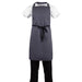 Whites Polycotton Bib Apron Charcoal - B426 - Simply Hospitality NZ