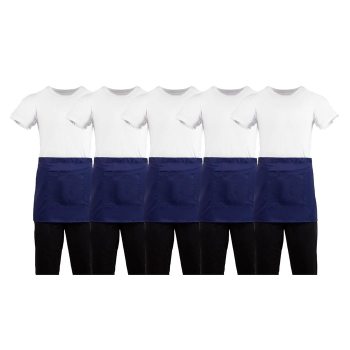 Whites Cotton Canvas Bistro Apron Navy - BA165 - Simply Hospitality NZ