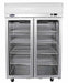 Atosa Glass Door Upright Fridge - 1200mm - Double Door - YCF9402